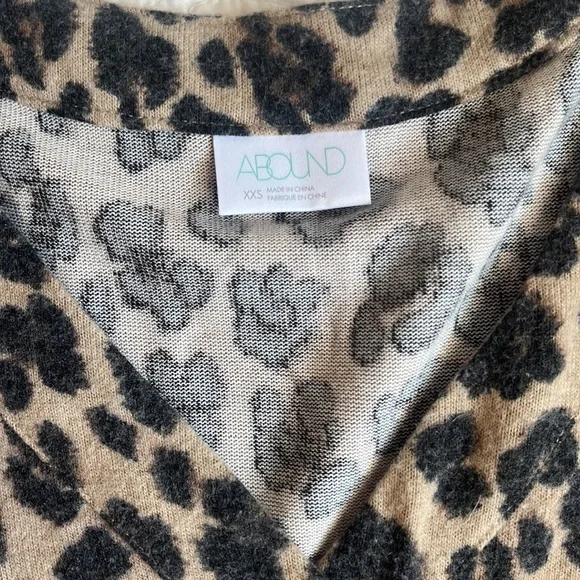 Extra Soft Leopard Print Long Sleeve Abound Dress - Picture 2 of 4